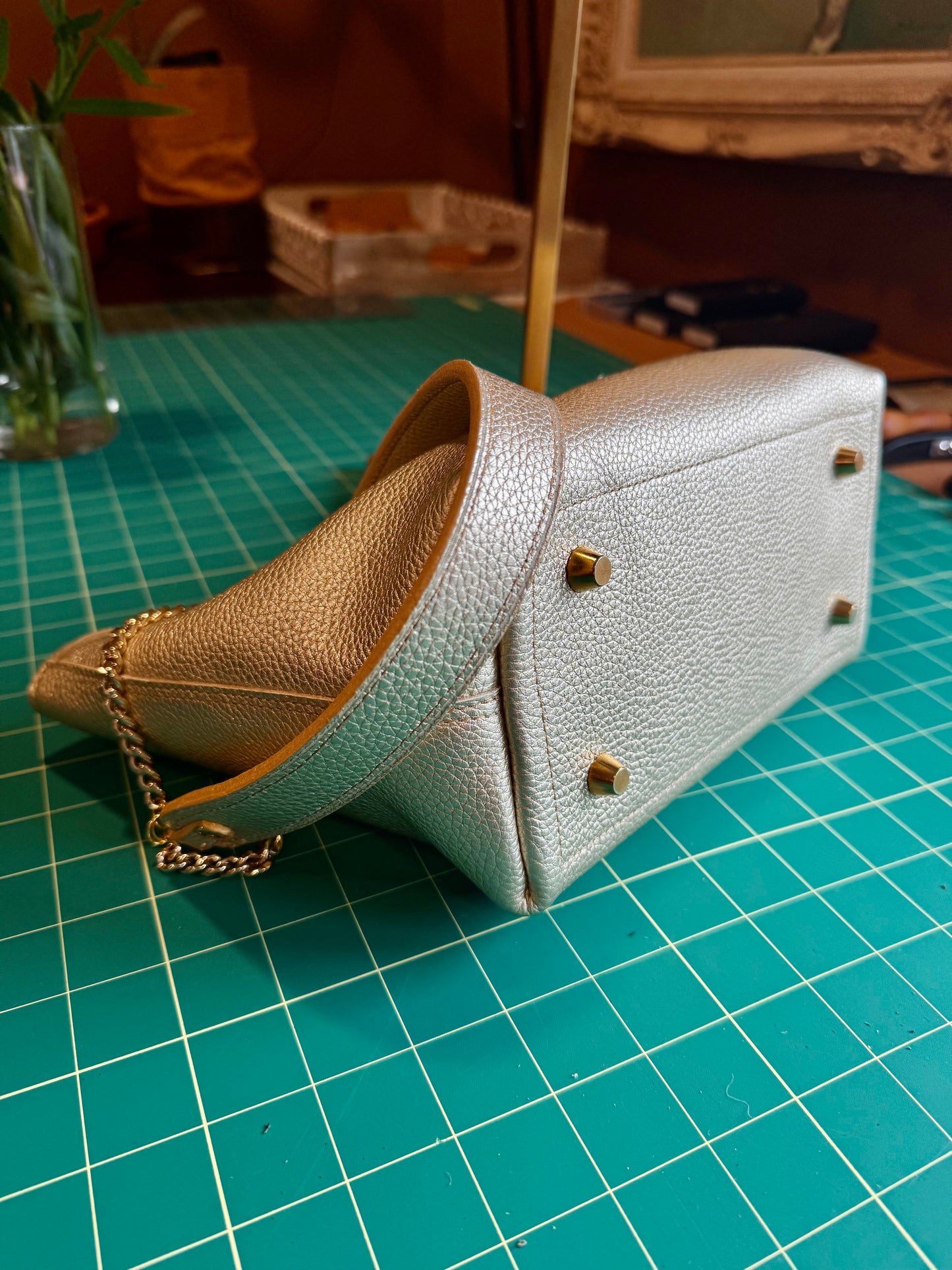 MIRIAM Gold Chain Tote